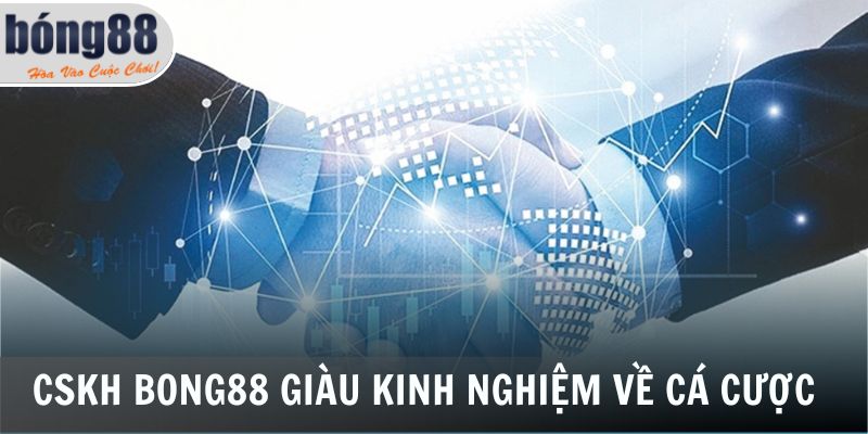 CSKH Bong88 1 CSKH Bong88 giàu kinh nghiệm về cá cược